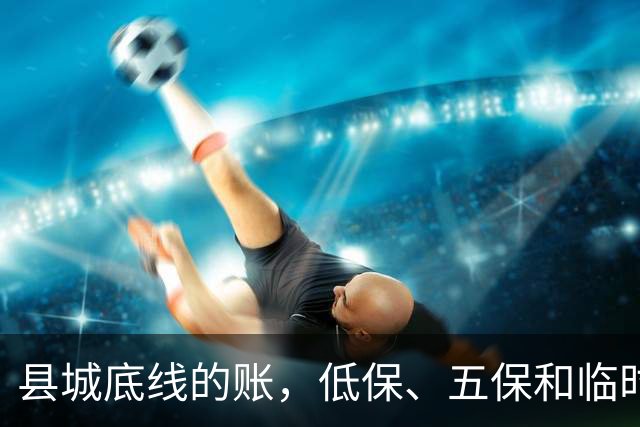 县城底线的账，低保、五保和临时救助是怎么来的？